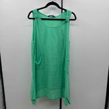 Double Decker Women's Size One Size Green Textured Coverup