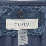 Cupio Women's Size 16 Blue Floral Dress