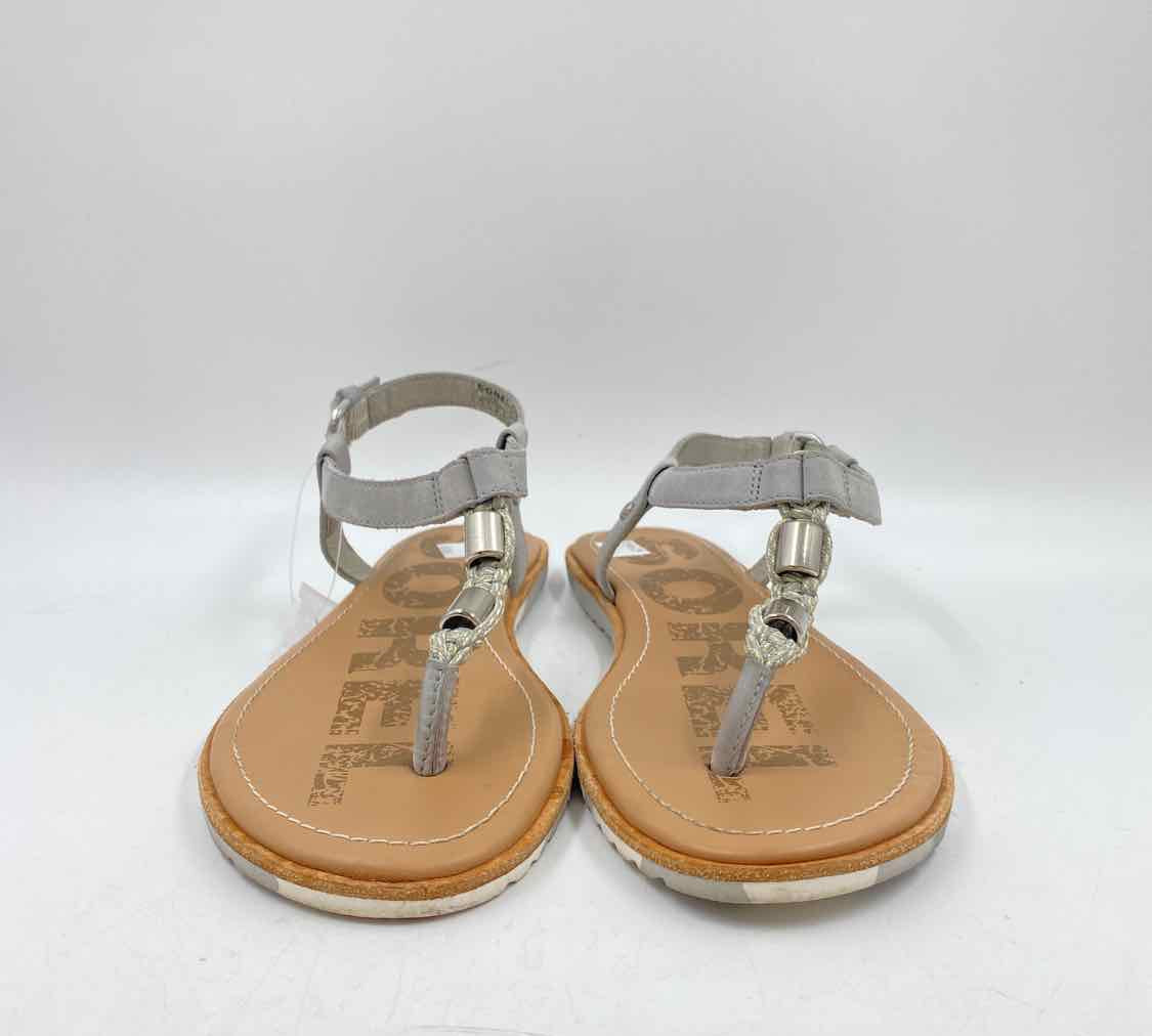 Sorel Women's Shoe Size 7.5 Gray Crochet Sandals