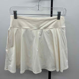 Lands End Women's Size 6 Ivory Solid Skirt
