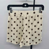 Blu Pepper Women's Size 10 Ivory dotted Shorts