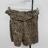 Aaron & Amber Women's Size 10 Brown Animal Print Shorts