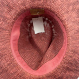 Scala Women's Mauve textured Sun Hat