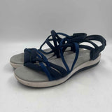 Clarks Women's Shoe Size 10 Blue Solid Sandals