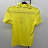 Nivo Women's Size XS Yellow Solid Short Sleeve Shirt
