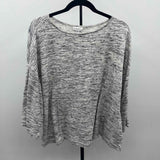 Pure Jill Women's Size 1X Black Heathered Long Sleeve Shirt