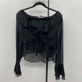 American Eagle Women's Size S Black Textured Cardigan