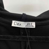 Dex Women's Size M Black Solid Jacket