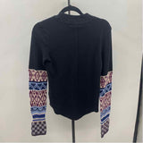 We the Free Junior's Size L Black Textured Sweater