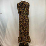 Milly Women's Size 4 Brown Animal Print Dress