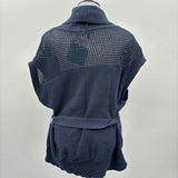 Rag & Bone Women's Size M Navy Crochet Cardigan