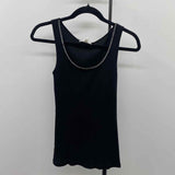 Loft Women's Size S Black Beaded Tank