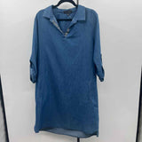 Luxology Women's Size 16 Blue Solid Dress