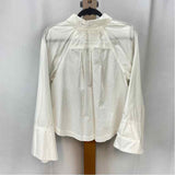 We the Free Women's Size S White Solid Long Sleeve Shirt