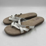 GH Bass & Co Women's Shoe Size 9.5 White Solid Sandals