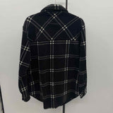 Thread & Supply Women's Size L Black Plaid Jacket