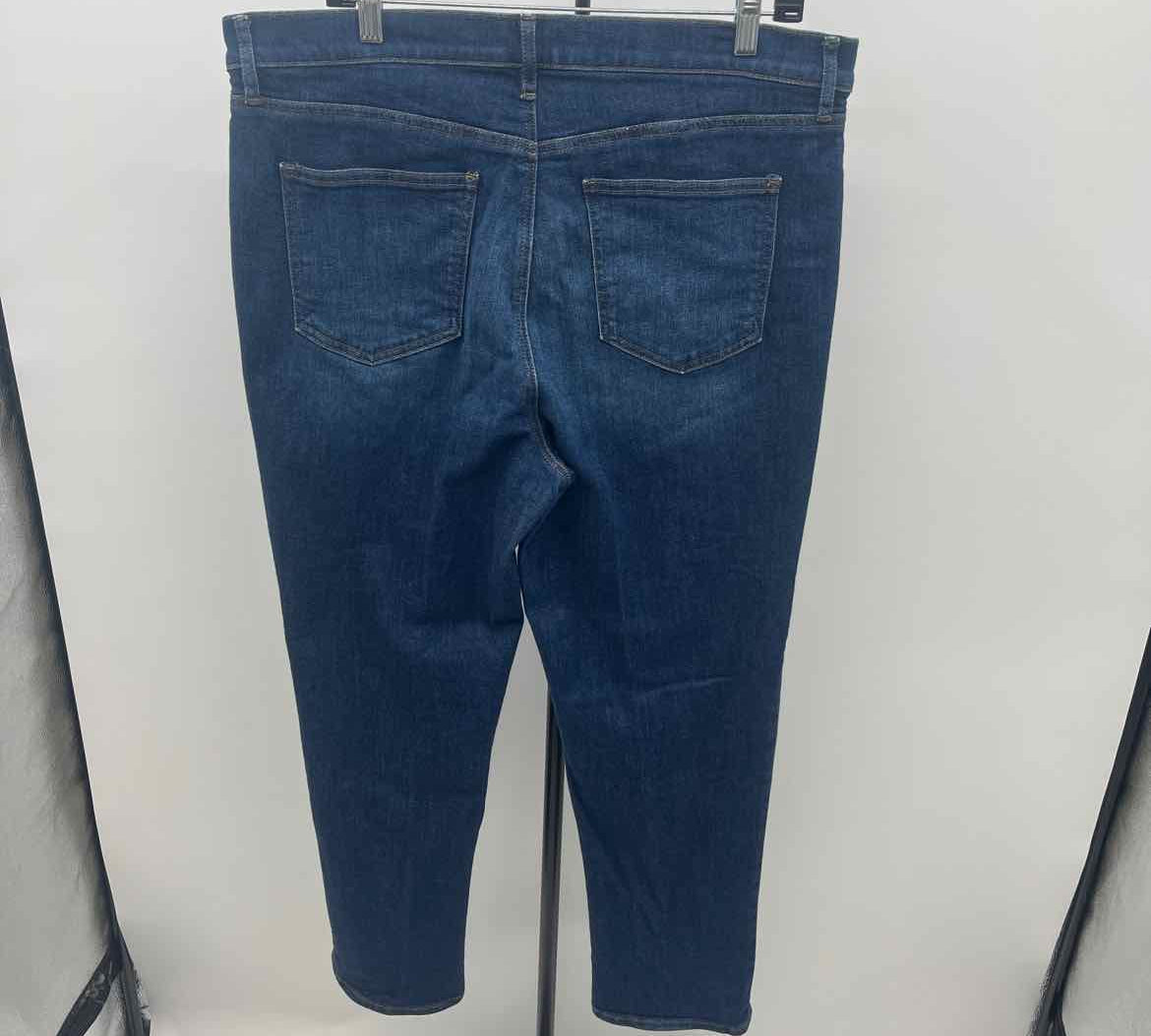 Loft Women's Size 14 Blue Solid Jeans