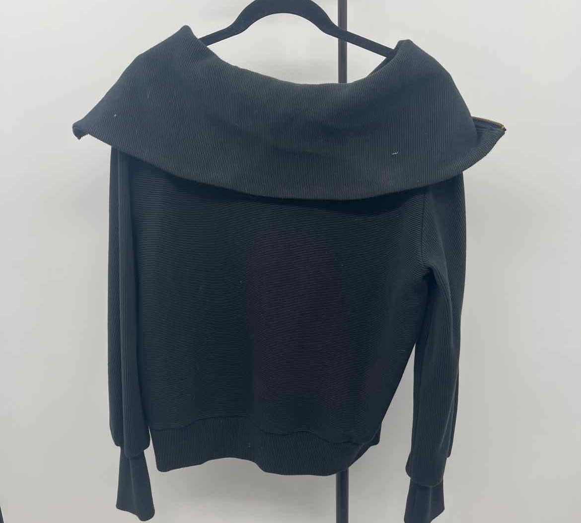 Varley Women's Size XS Black Ribbed Sweatshirt