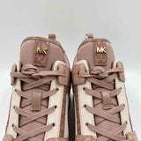 Michael Kors Women's Shoe Size 9 Mauve Logo Sneakers