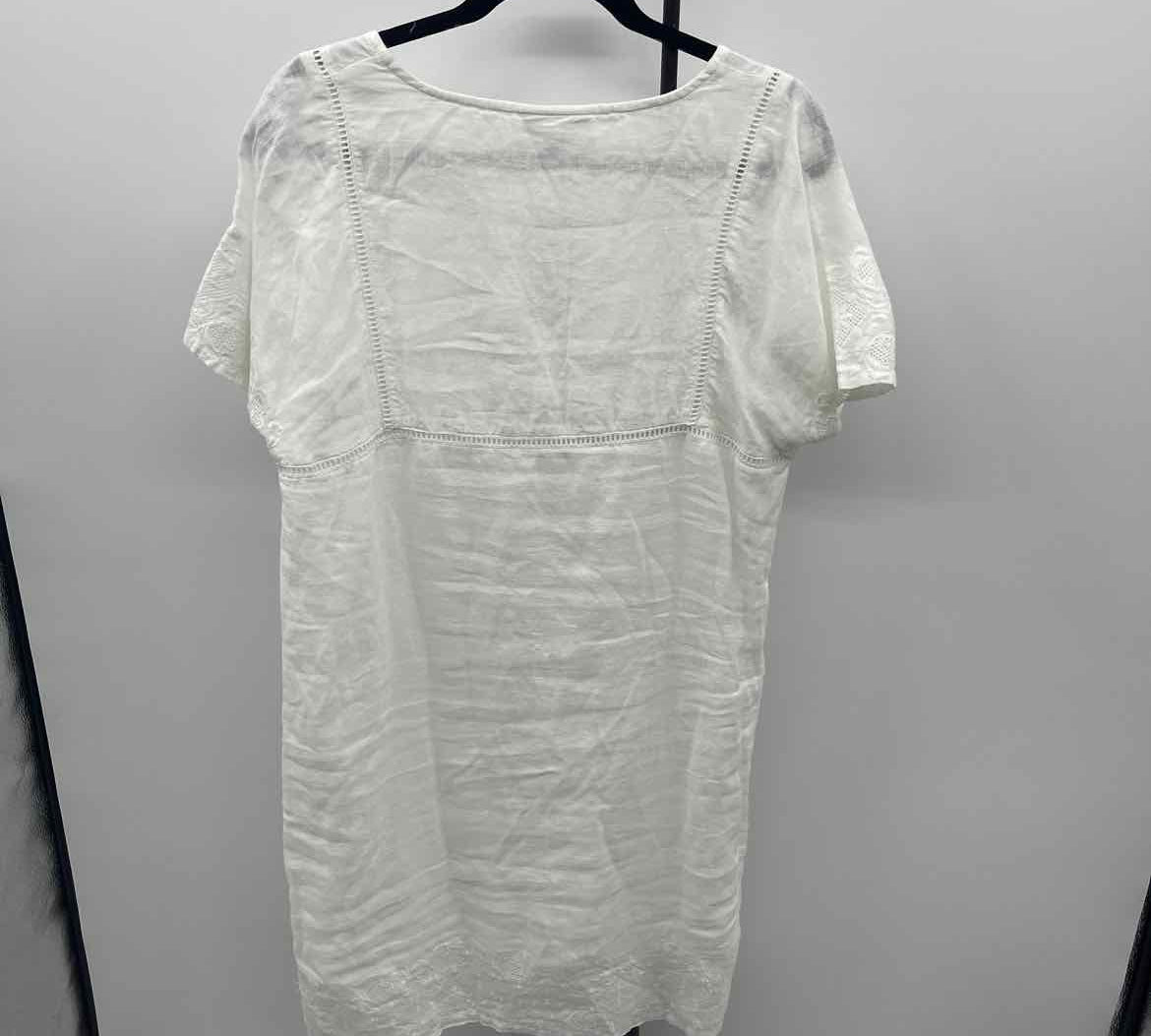 White Label Women's Size 8 White Textured Dress