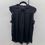 Jones & Co. Women's Size XL Black Solid Sleeveless Shirt