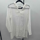 Lands End Women's Size S Light Blue Solid Short Sleeve Shirt