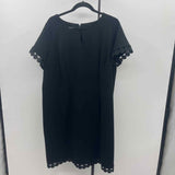 Talbots Women's Size 16WP Black Circles Dress