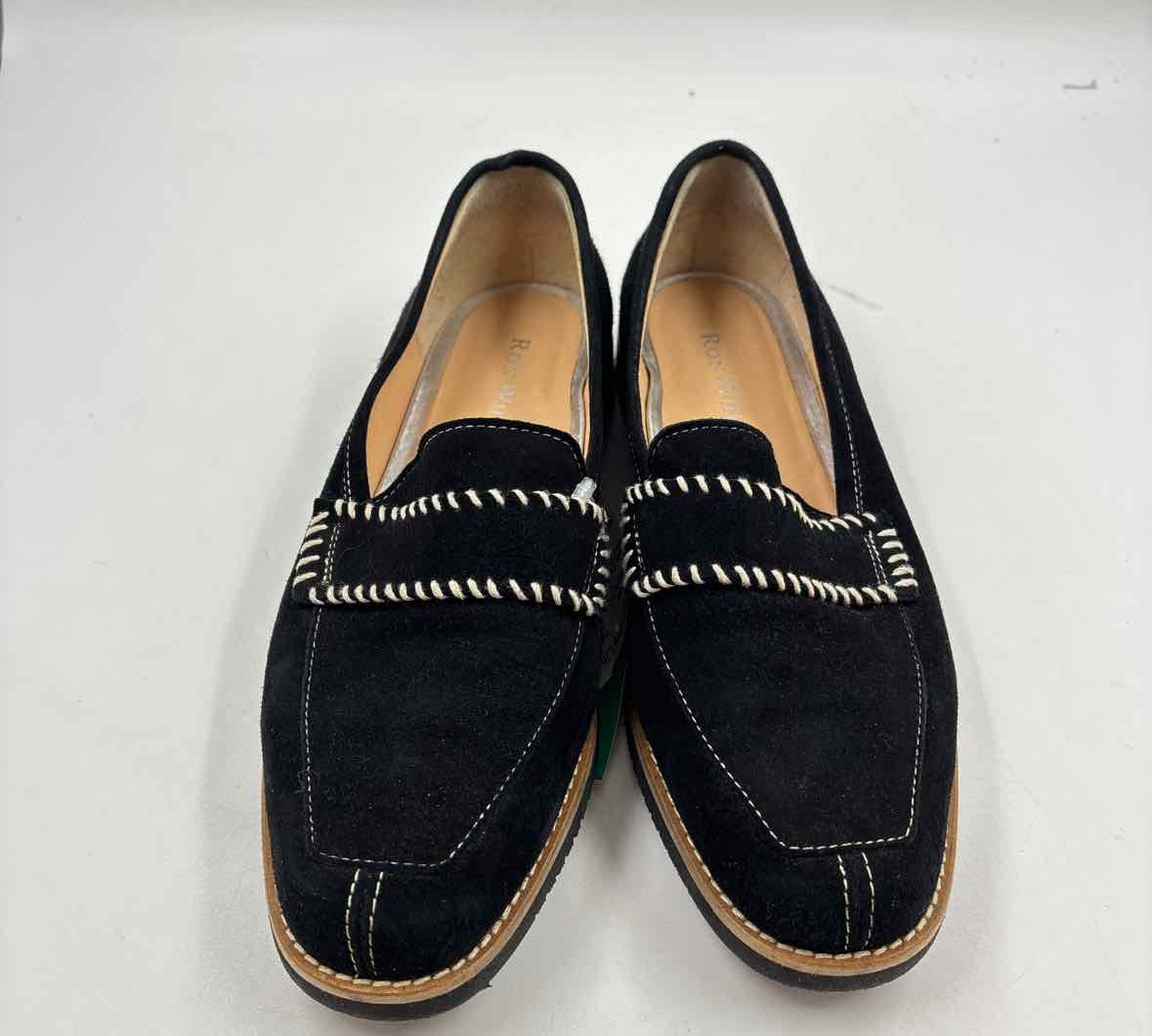 Ron White Women's Shoe Size 8 Black Solid Loafers