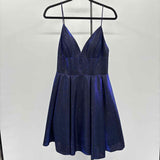 Betsy & Adam Women's Size 8 indigo Shimmer Gown/Evening Wear