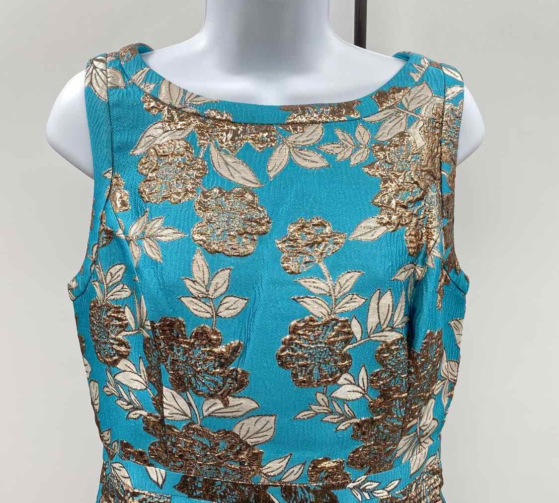 Lilly Pulitzer Women's Size 6 Teal Floral Dress