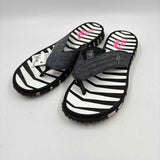 Skechers Women's Shoe Size 10 Charcoal Heathered Flip Flops
