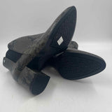 Calvin Klein Women's Shoe Size 8.5 Charcoal Snakeskin Boots