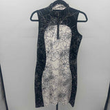 Tail Women's Size 6 Black Floral Dress