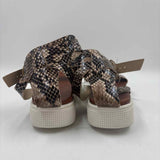 Mia Women's Shoe Size 8.5 Brown Snakeskin Sandals