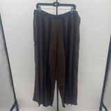 Cynthia Ashby Women's Size 14 Brown Stripe Pants
