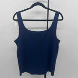 Loft Women's Size XL Navy Ribbed Tank