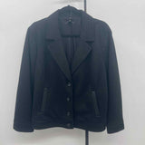 Talbots Women's Size 16W Black Solid Jacket