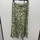 JJill Women's Size 10 Green Leaf Pants