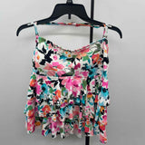 Island Escape Women's Size 14 Multi-Color Floral Swimsuit - Separate
