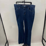 Eddie Bauer Women's Size 16 Blue Solid Jeans