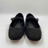 J Crew Women's Shoe Size 8.5 Black Beaded Flats