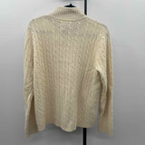 Jones New York Women's Size XL Ivory Cable Knit Cardigan