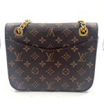 Back LOUIS VUITTON Brown & Tan Monogram MM PASSY Crossbody