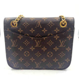 Back LOUIS VUITTON Brown & Tan Monogram MM PASSY Crossbody