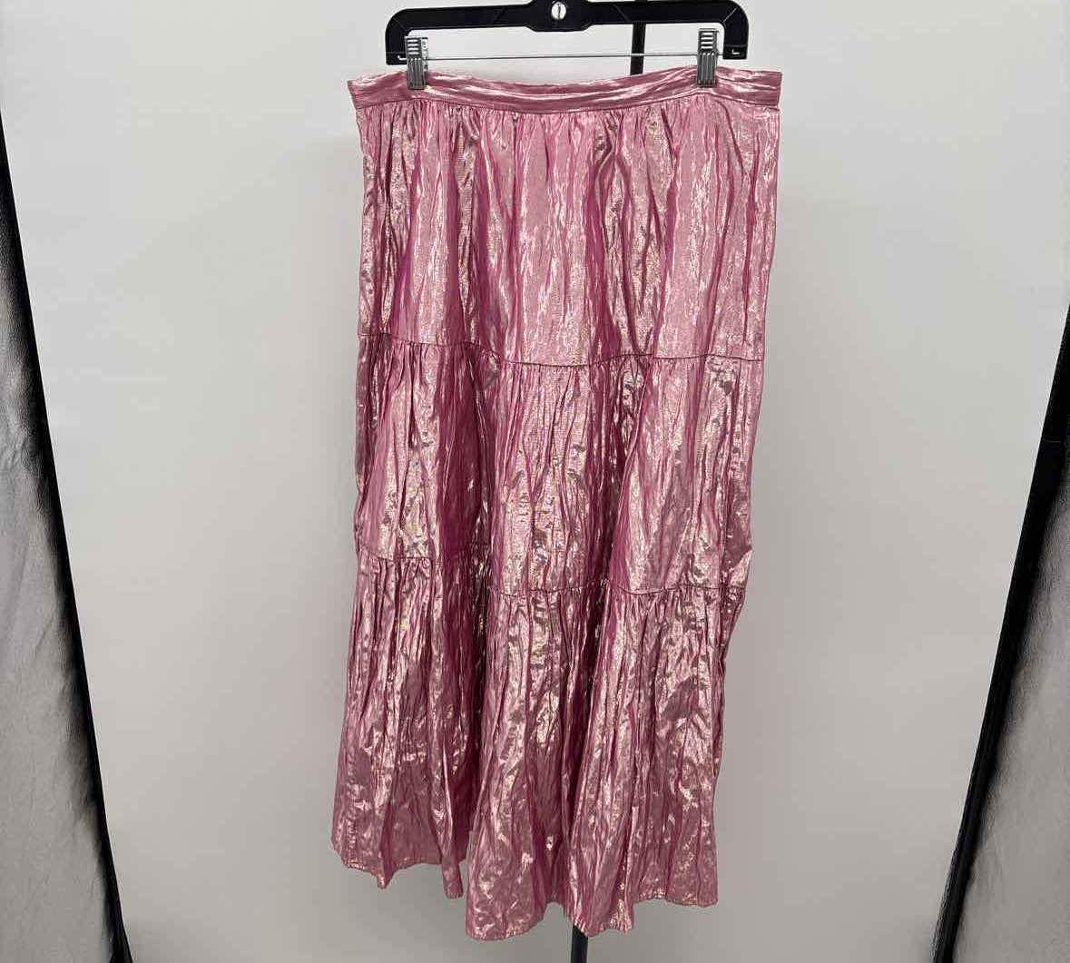 Maeve Junior's Size 14 Fuschia Shimmer Skirt