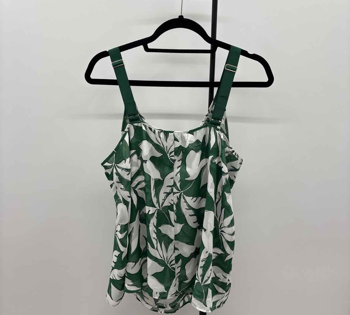 Lane Bryant Women's Size XL Green Leaf Tank