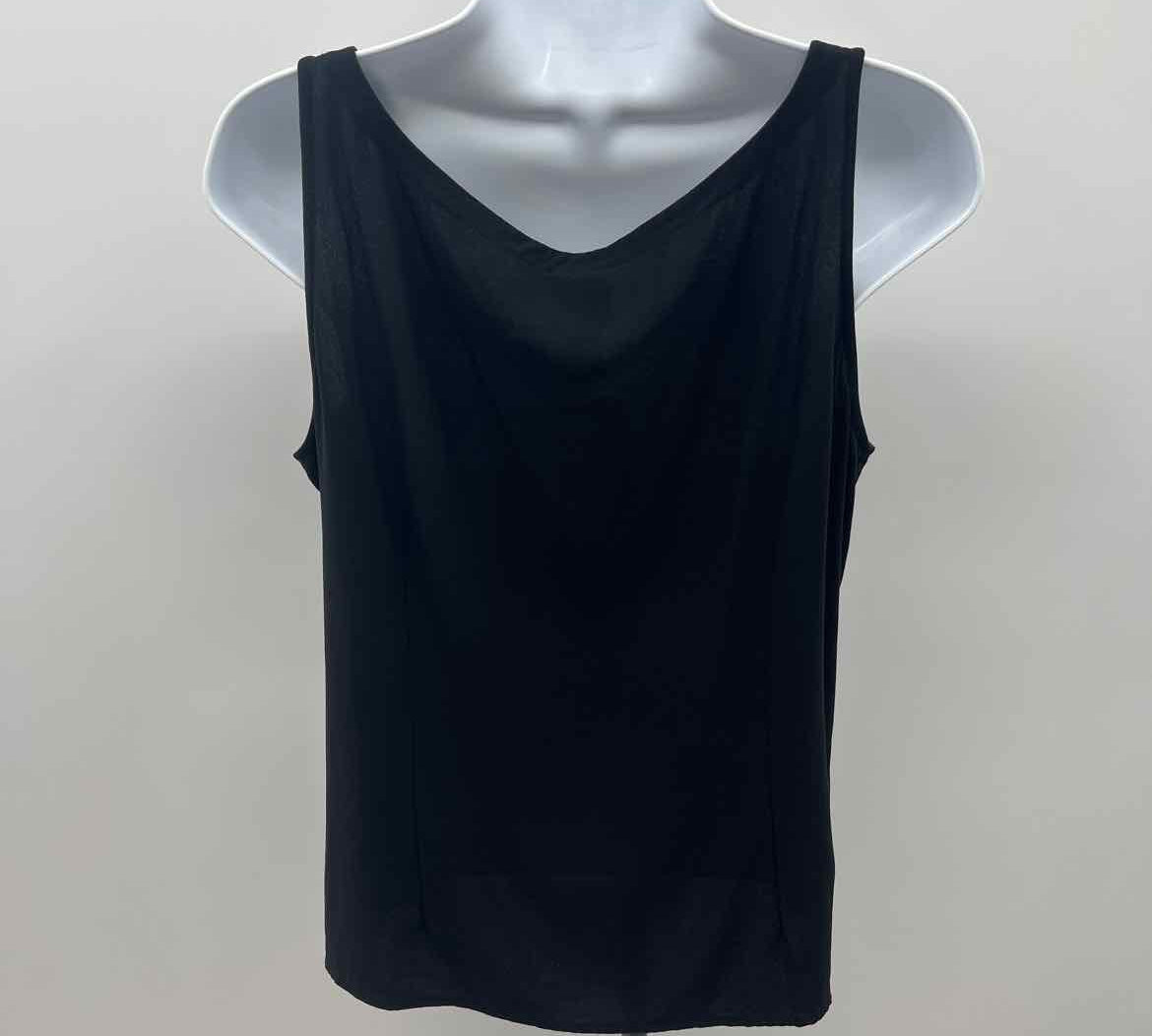 Eileen Fisher Women's Size M Black Solid Tank