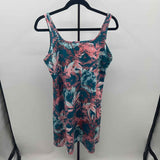 Columbia Women's Size 14 Teal Floral Dress