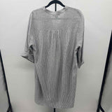 Tahari Women's Size 14 Charcoal Stripe Dress