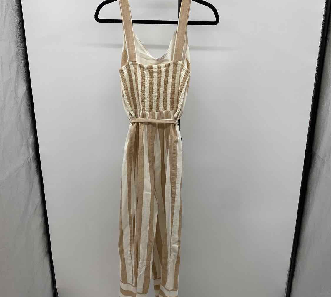 Japna Women's Size 14 Tan Stripe Jumper
